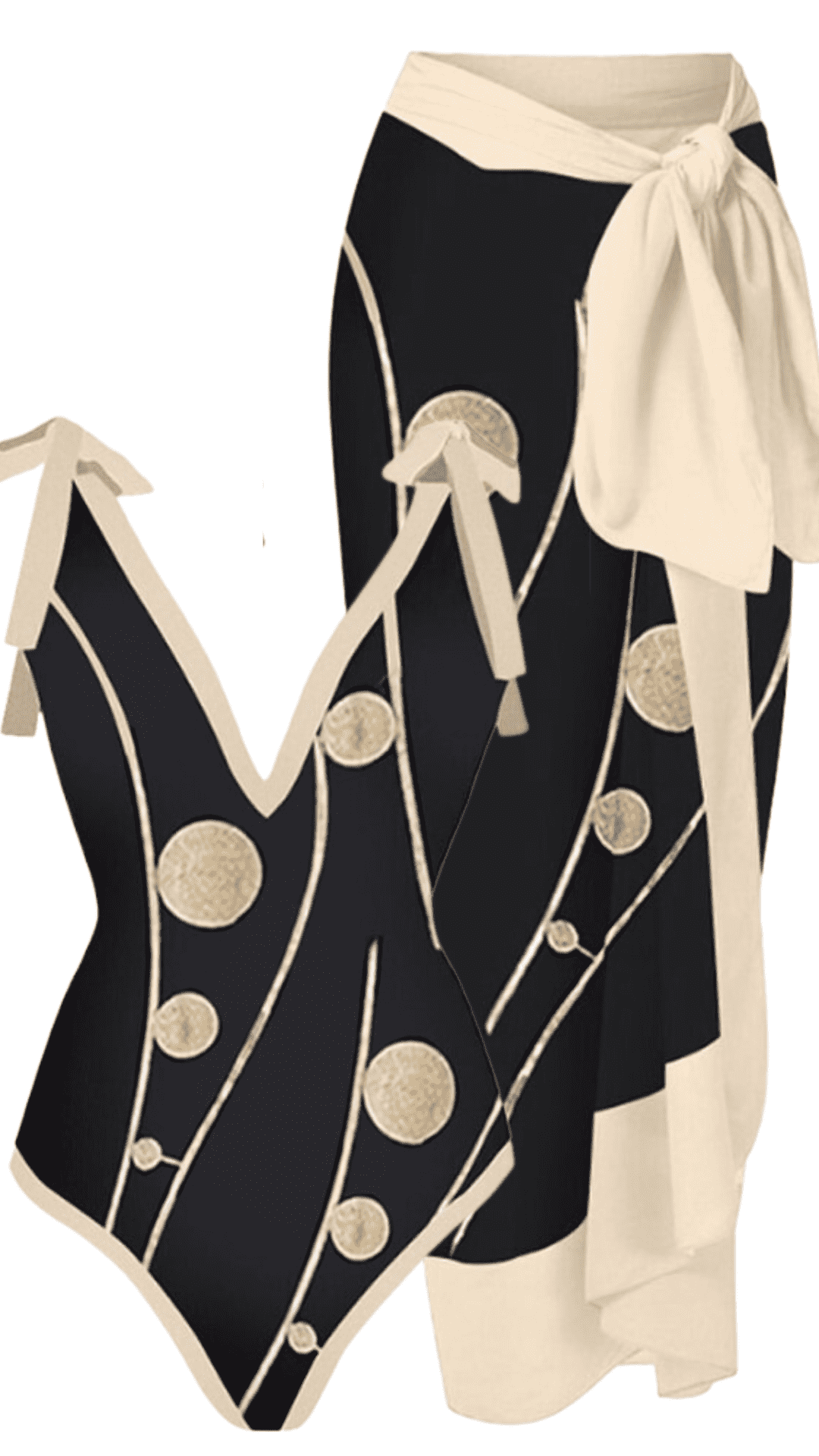 Nicole Set (Swimsuit + Cover-up)