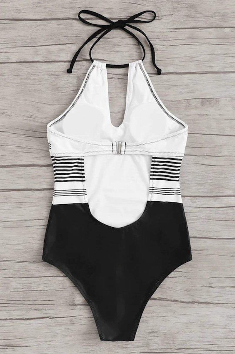 Halter Neck Swimsuit with Padding