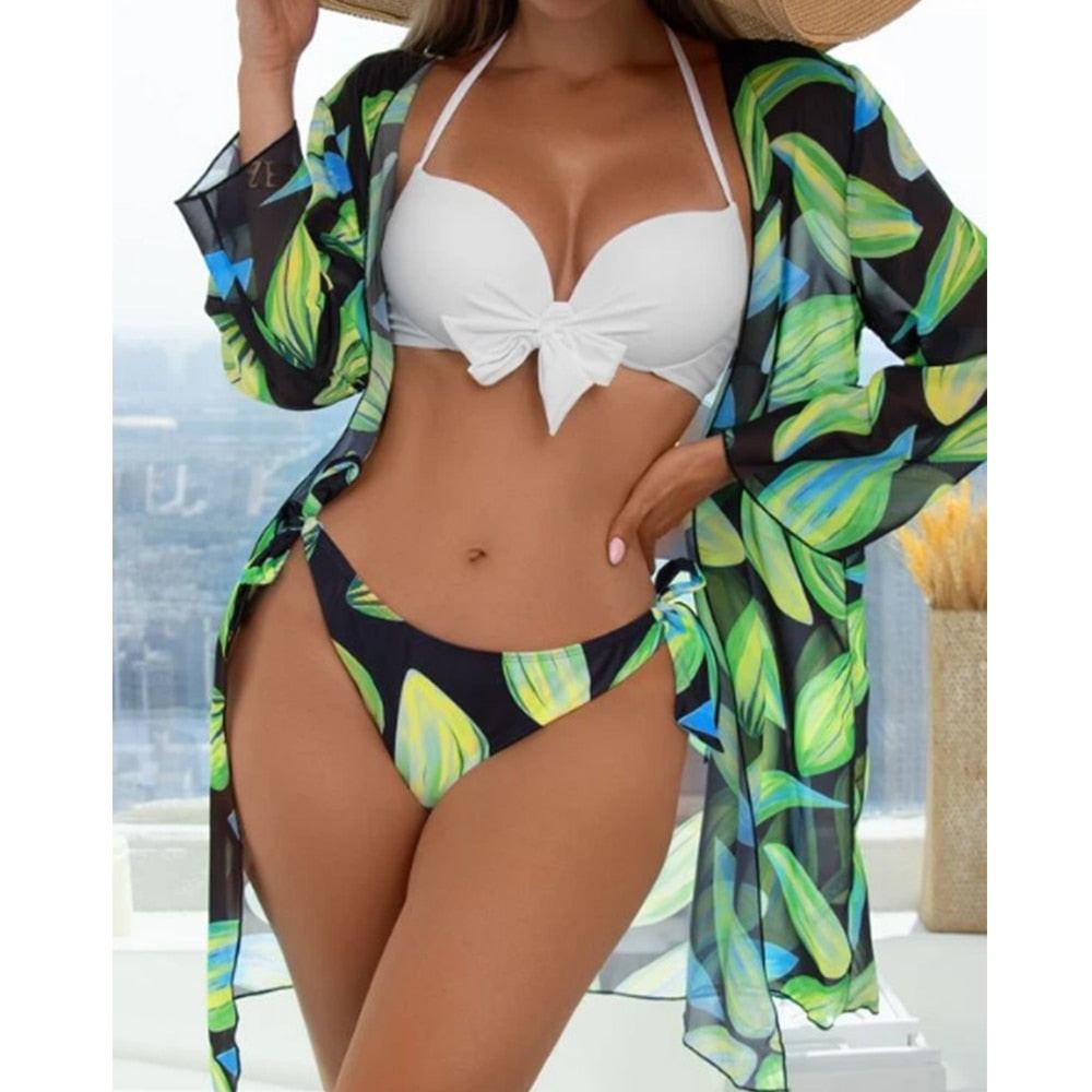Bust Knot Beachwear Kit - 5 Prints - (Bikini + Cover-up)