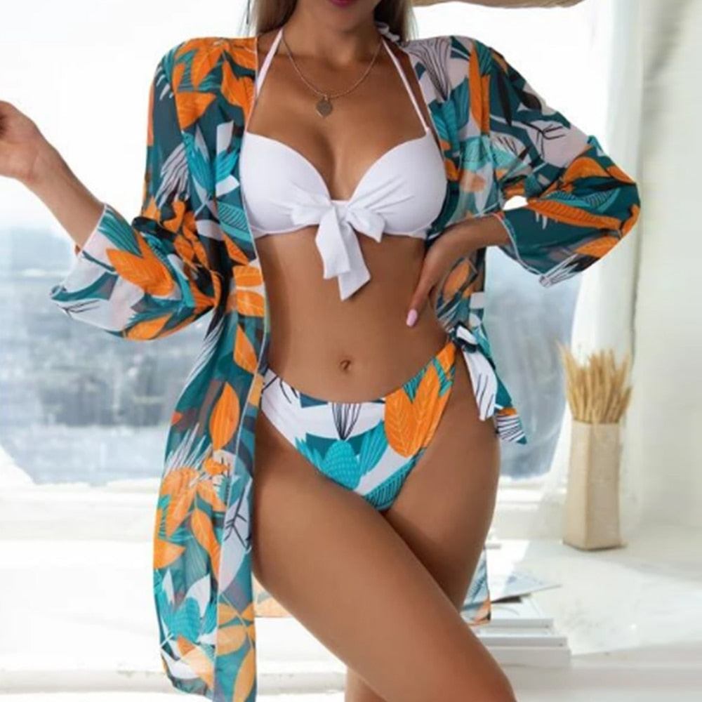 Bust Knot Beachwear Kit - 5 Prints - (Bikini + Cover-up)