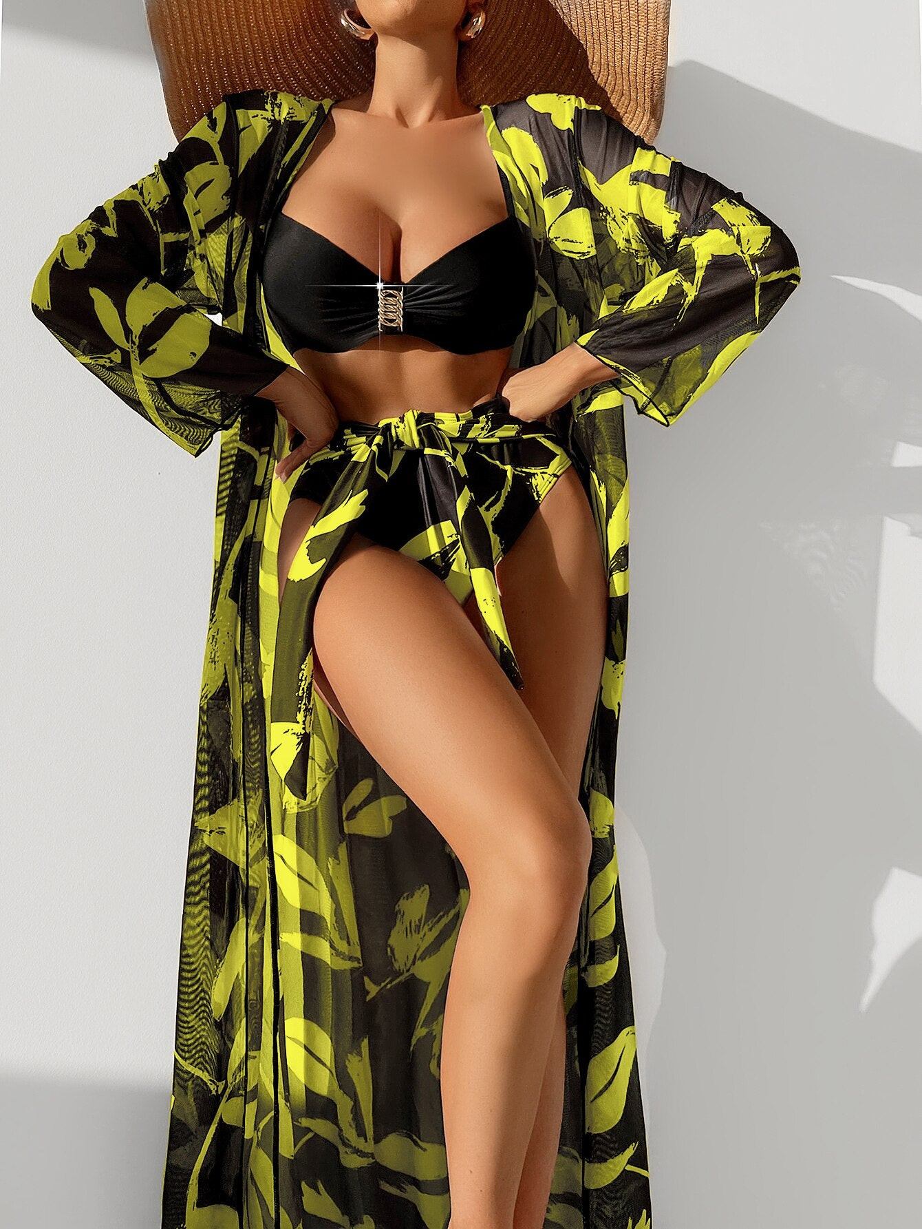 Beachwear Kit - Bikini + Cover-up - 4 Colors