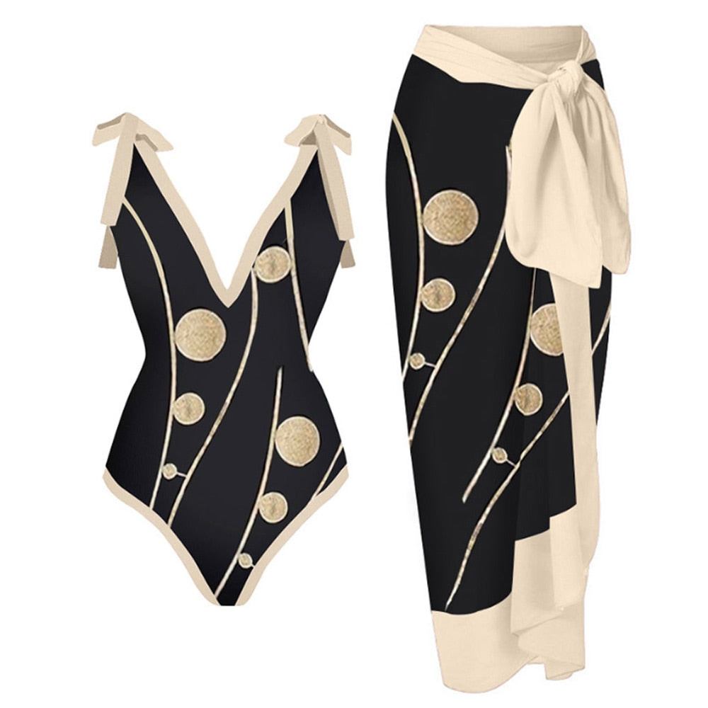 Nicole Set (Swimsuit + Cover-up)